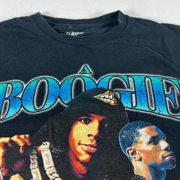 A Boogie With The Hoodie Rap Shirt Adult Extra Large Black Faded Short Sleeve - Picture 7 of 13